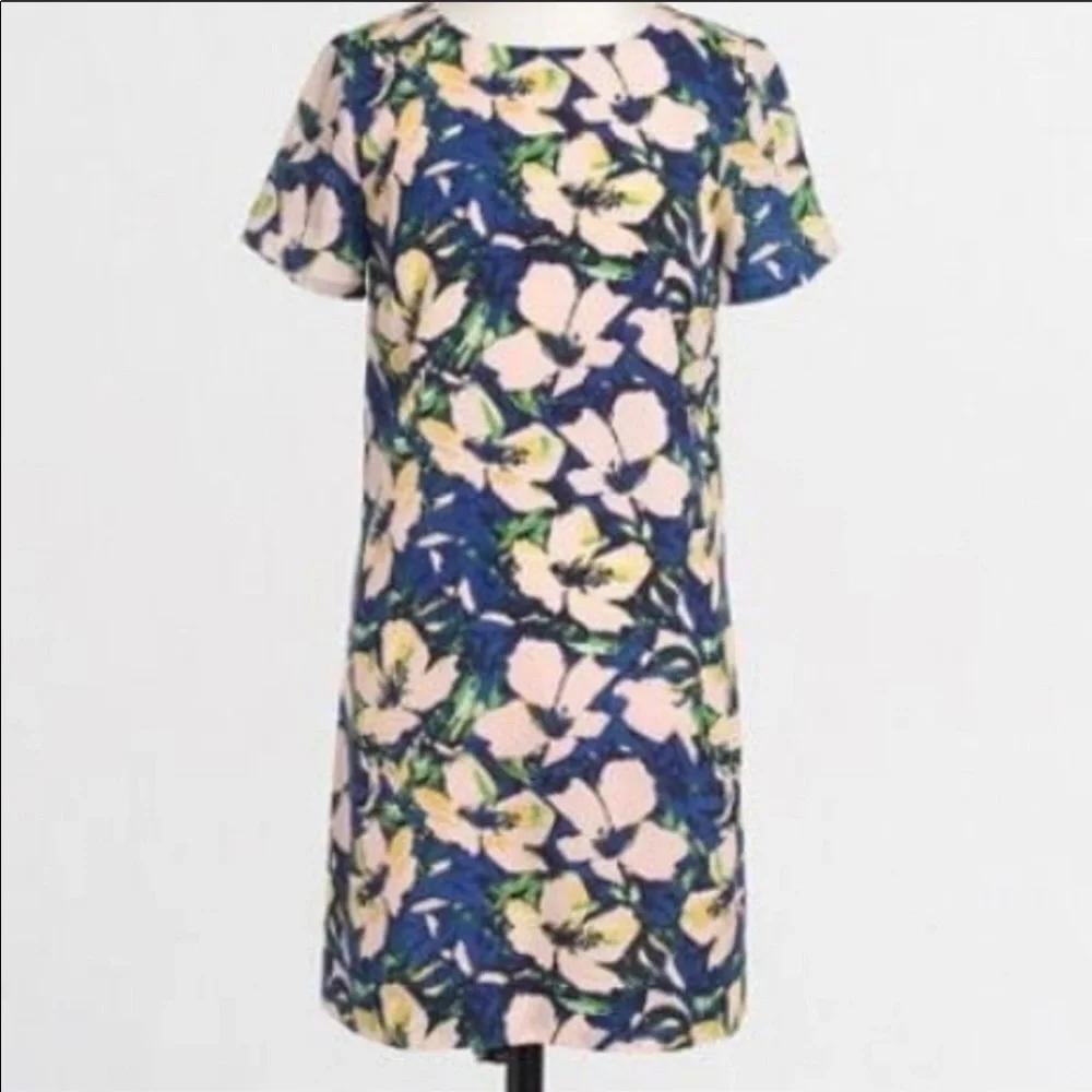 J. Crew Floral Polyester Dress